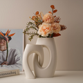 Modern Nordic Hollow Ceramic Vase