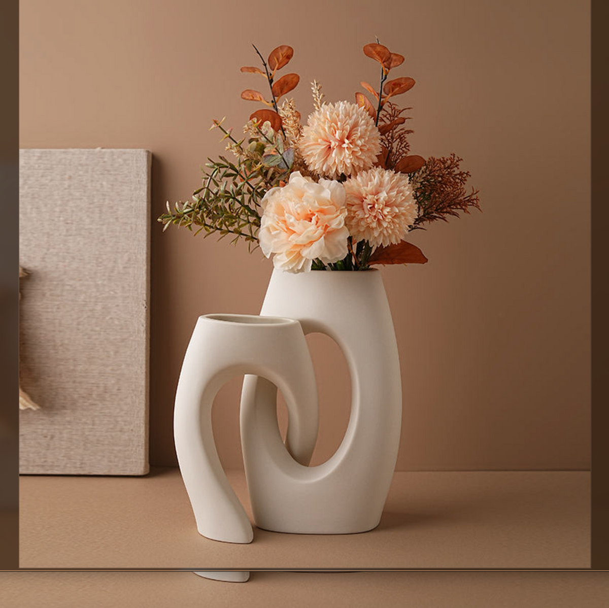 Modern Nordic Hollow Ceramic Vase